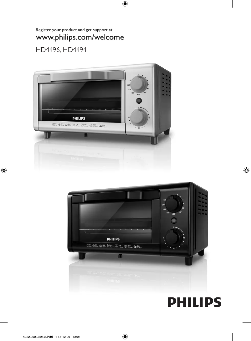 Imagen de la primera página del manual del dispositivo HD4494