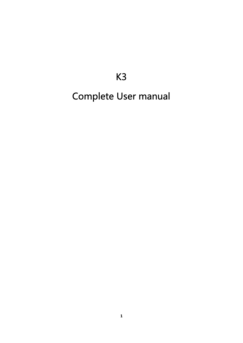 Página 1 del manual Manual de usuario FiiO K3 V2