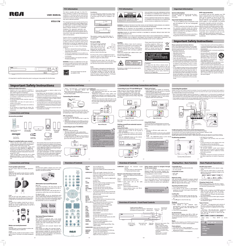 Imagen de la primera página del manual del dispositivo RTD317W