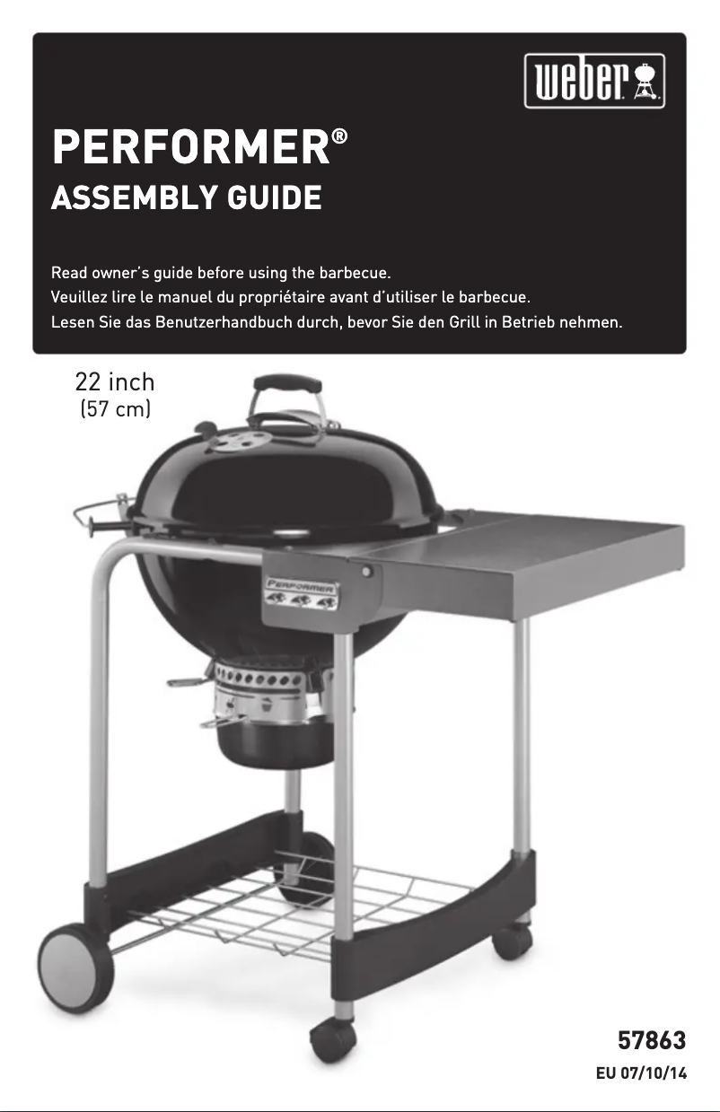 Imagen de la primera página del manual del dispositivo Performer GBS