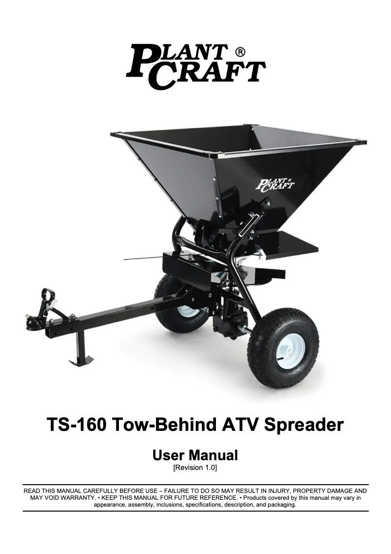 Imagen de la primera página del manual del dispositivo TS-160