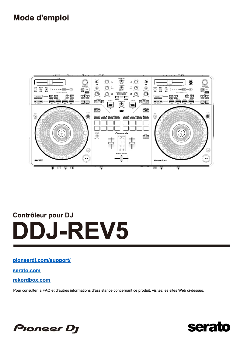 Página nº 1 - Manual de usuario Pioneer DDJ-REV5