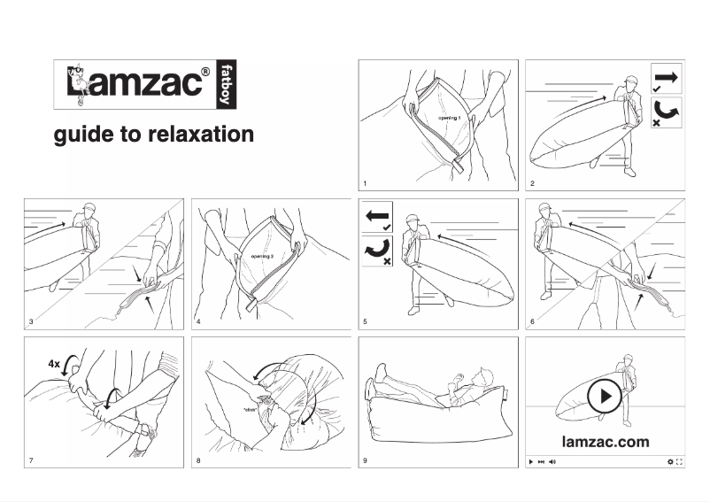 Imagen de la primera página del manual del dispositivo Lamzac
