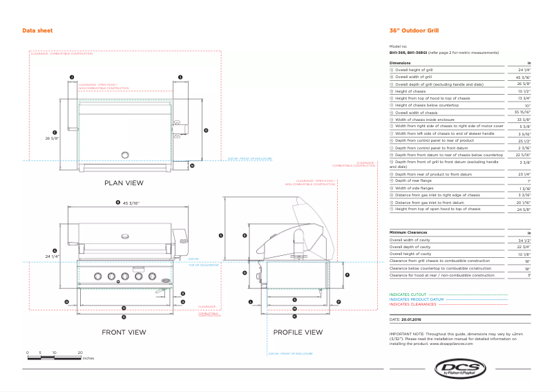 Imagen de la primera página del manual del dispositivo BH1-36R-L