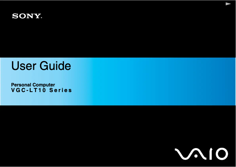 Página nº 1 - Manual de usuario Sony Vaio VGC-LT18E