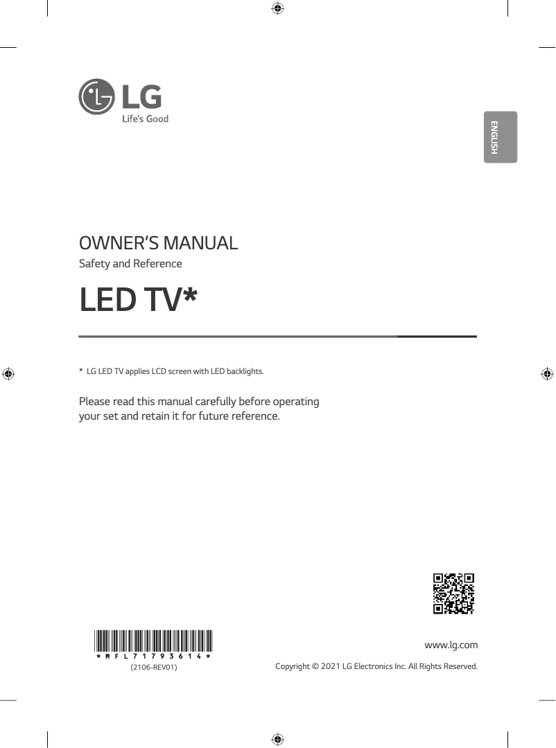 Imagen de la primera página del manual del dispositivo 65QNED95VPA
