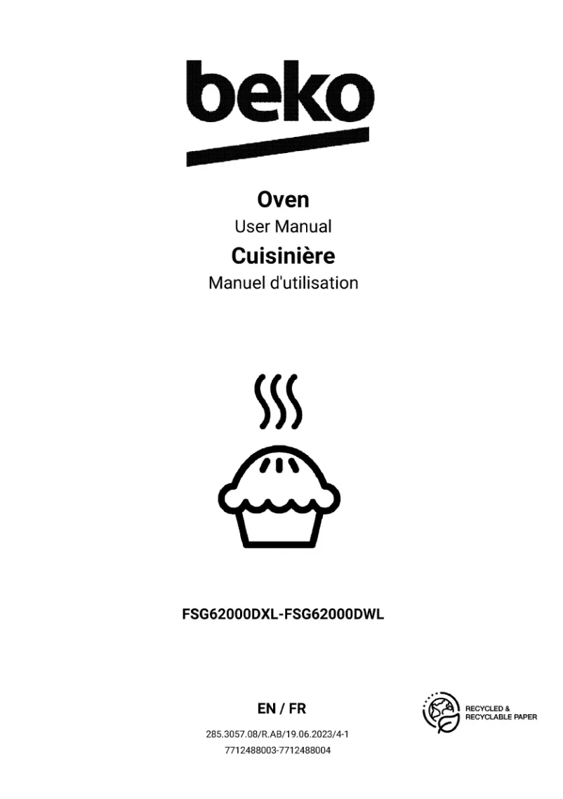 Página 1 del manual Manual de usuario Beko FSG62000DWL