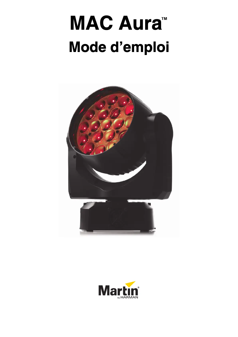 Imagen de la primera página del manual del dispositivo MAC Aura