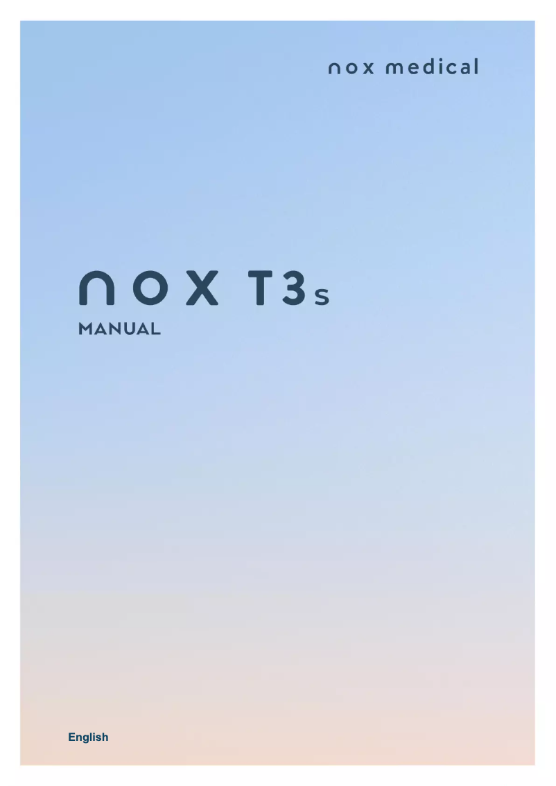 Imagen de la primera página del manual del dispositivo T3s