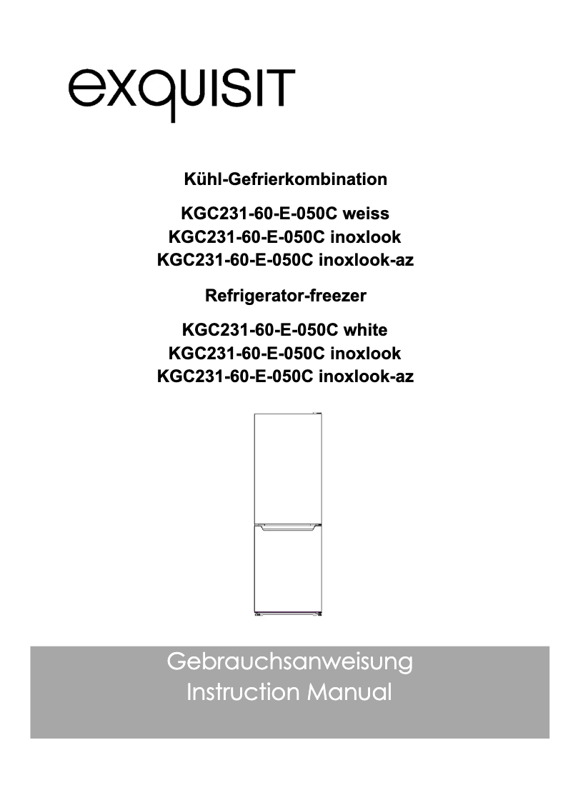 Imagen de la primera página del manual del dispositivo KGC5231-60-E-050C