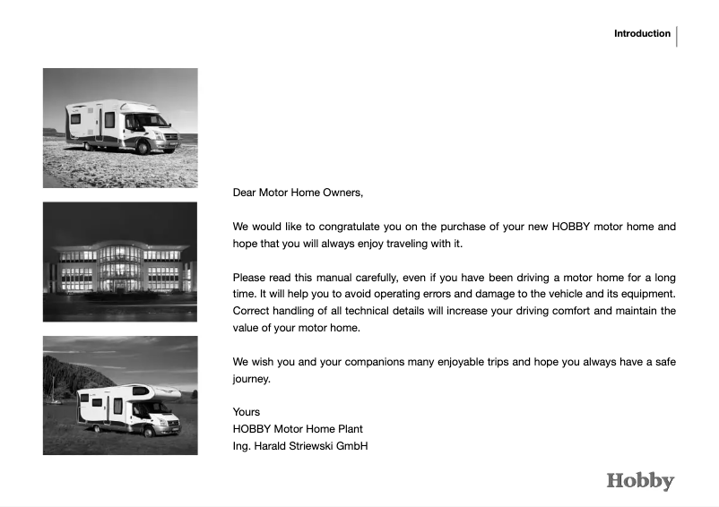 Página 1 del manual Manual de usuario Hobby Fiat (2008)