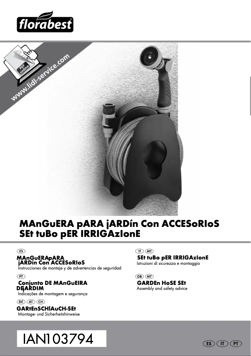 Imagen de la primera página del manual del dispositivo IAN 103794