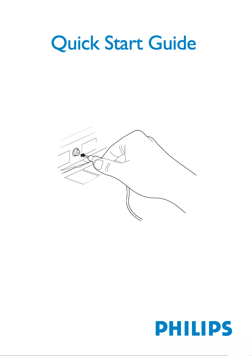 Página 1 del manual Guía de instalación Philips 26HF5445