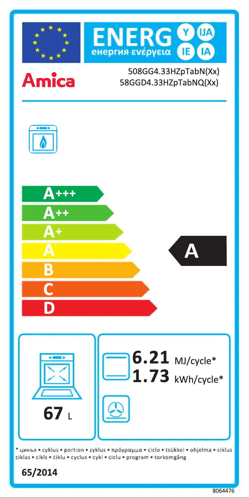 Imagen de la primera página del manual del dispositivo 58GGD4.33HZPTABNQ(XX)