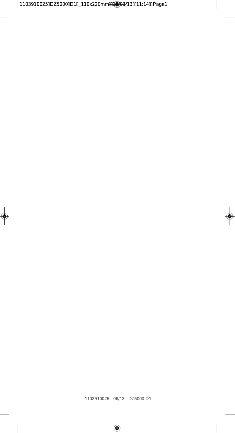 Página 1 del manual Manual de usuario Rowenta Focus DZ5005