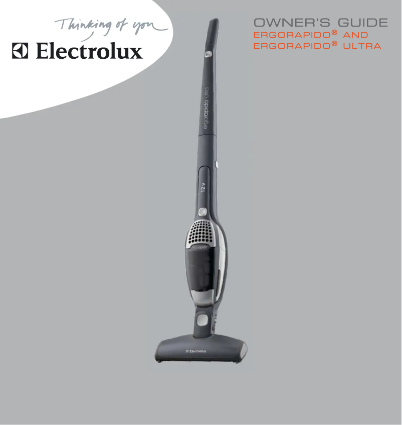 Página 1 del manual Manual de usuario Electrolux Ergorapido EL1014A