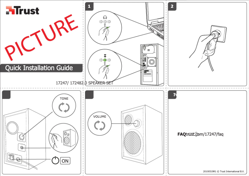 Página nº 1 - Manual de usuario Trust Qubic