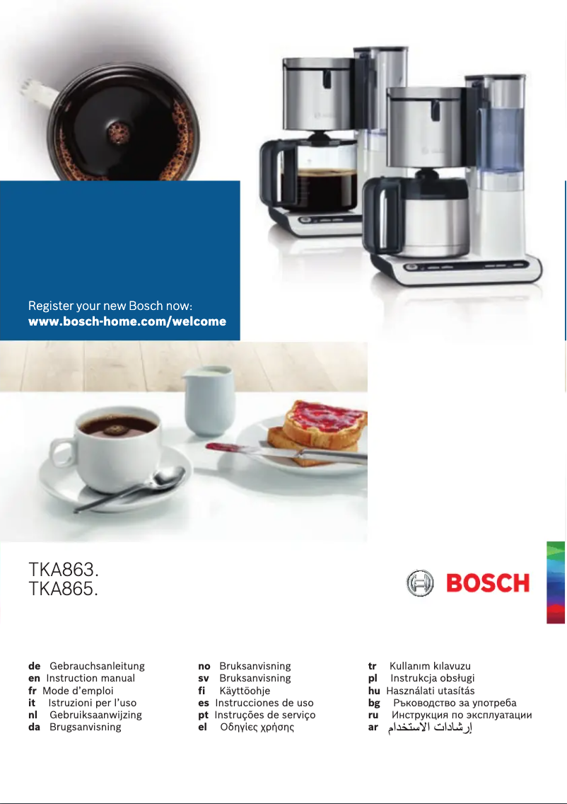Página nº 1 - Manual de usuario Bosch Styline TKA8651