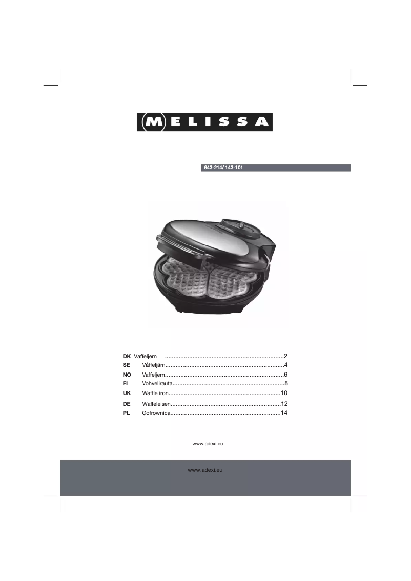 Imagen de la primera página del manual del dispositivo 143101
