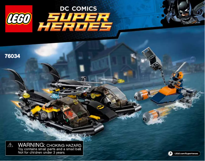 Página 1 del manual Manual de usuario Lego DC Comics Super Heroes 76034