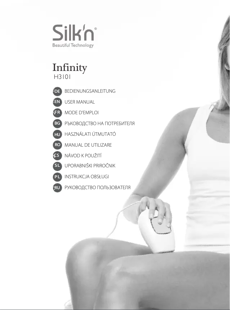 Imagen de la primera página del manual del dispositivo Infinity Smooth