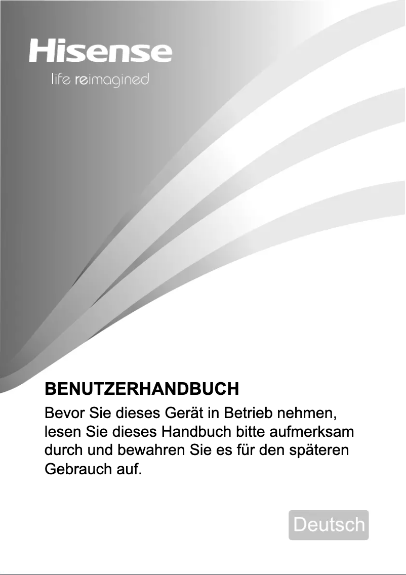 Página 1 del manual Manual de usuario Hisense RF632N4WIE