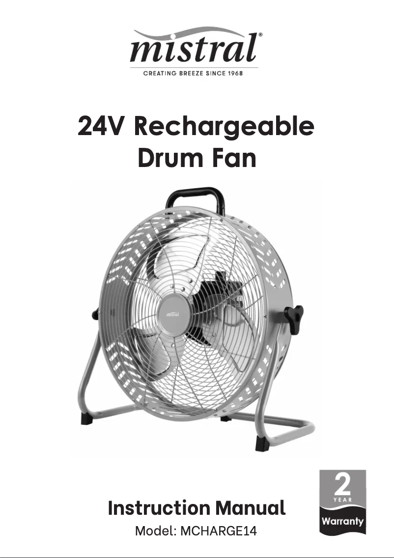 Imagen de la primera página del manual del dispositivo MCHARGE14