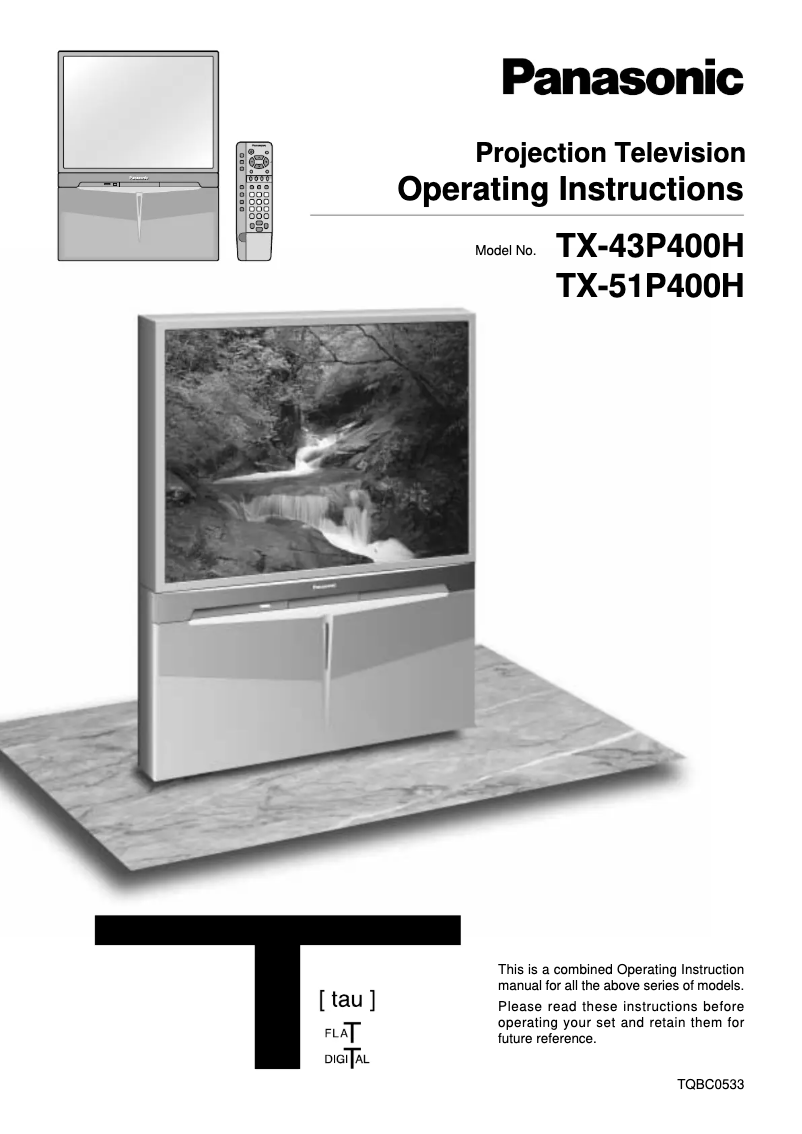 Página 1 del manual Manual de usuario Panasonic TX-43P400X