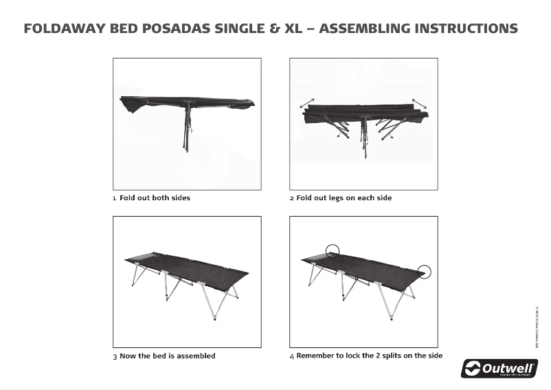 Página 1 del manual Manual de usuario Outwell Posadas XL