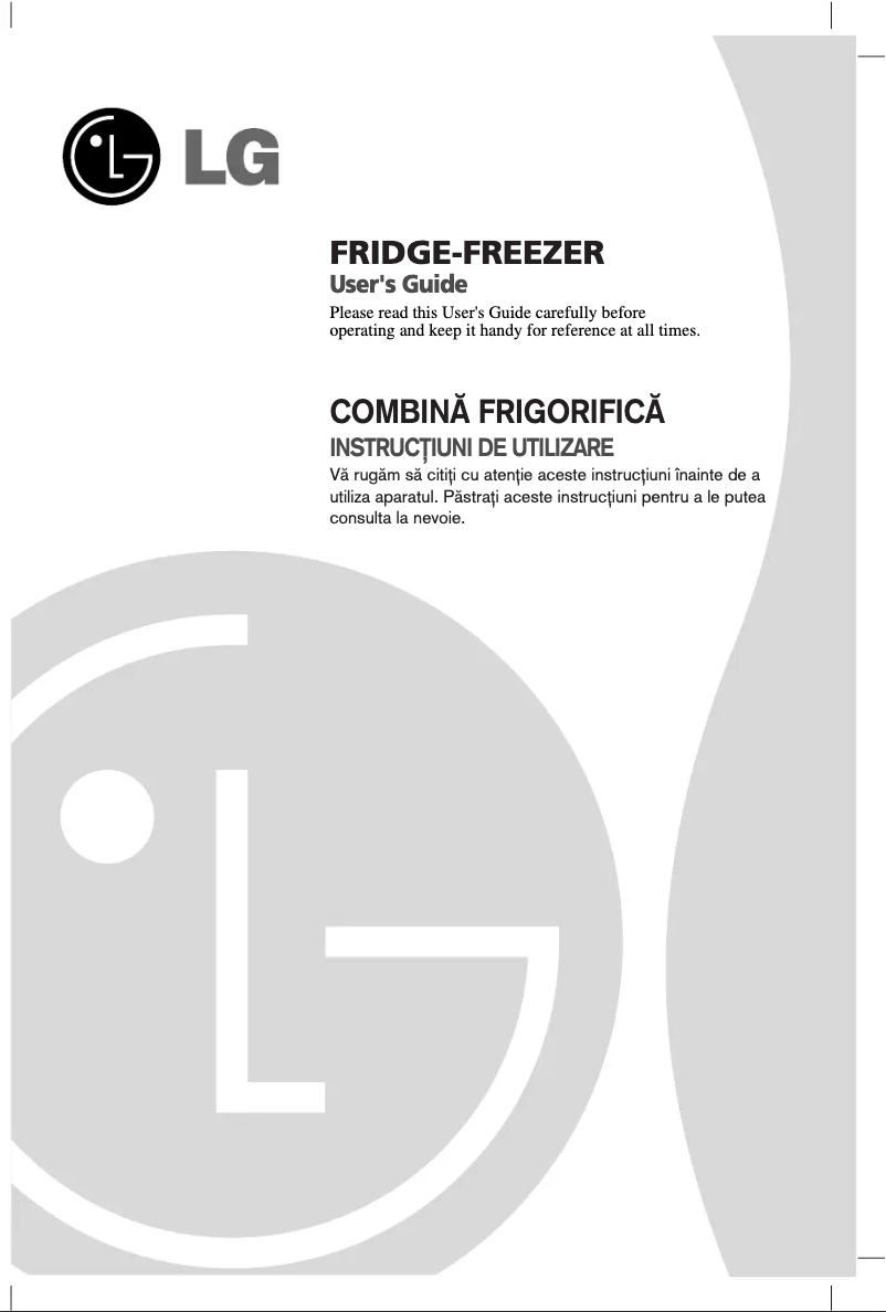 Imagen de la primera página del manual del dispositivo GR-Q459BTZA