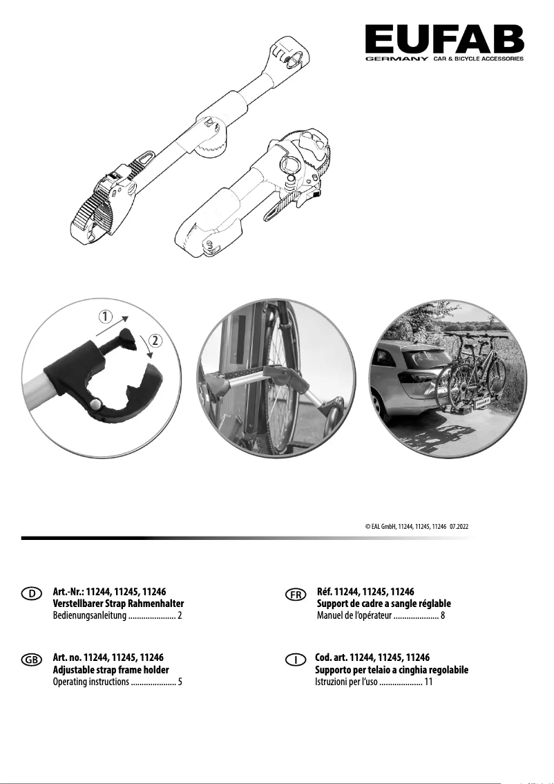 Imagen de la primera página del manual del dispositivo 11246