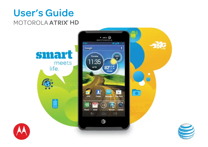 Página 1 del manual Manual de usuario Motorola Atrix