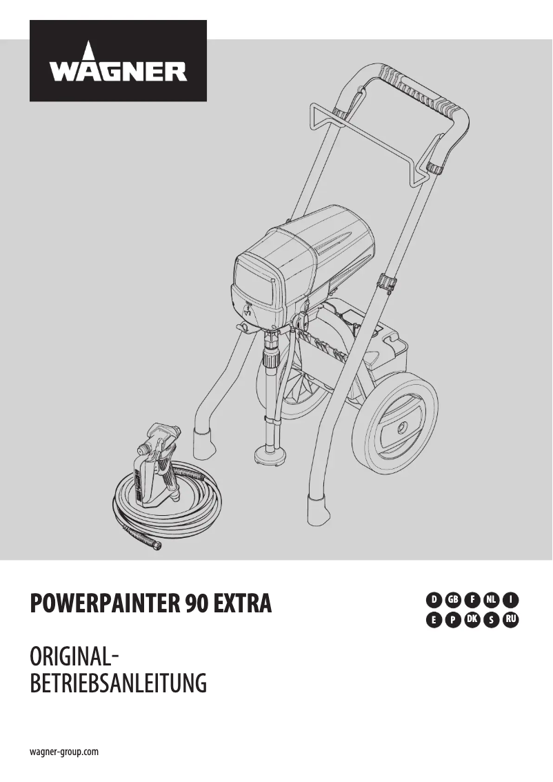 Imagen de la primera página del manual del dispositivo PowerPainter 90 Extra