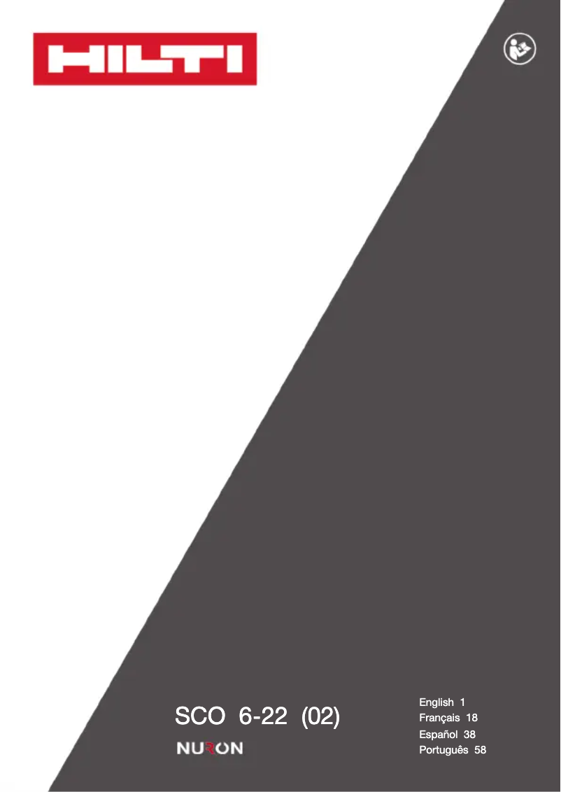 Imagen de la primera página del manual del dispositivo SCO 6-22