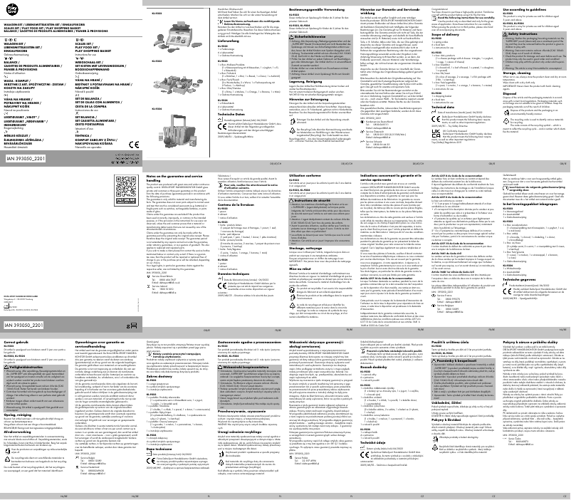 Imagen de la primera página del manual del dispositivo IAN 393050