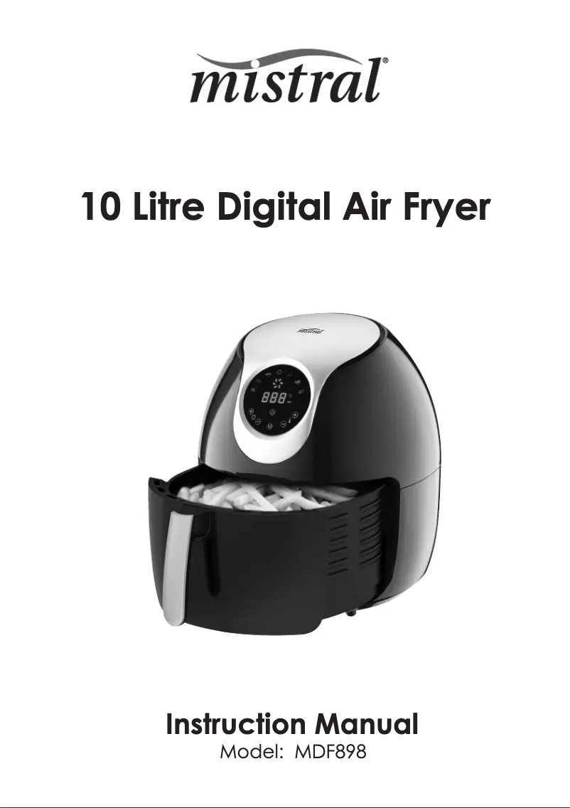 Imagen de la primera página del manual del dispositivo MDF898