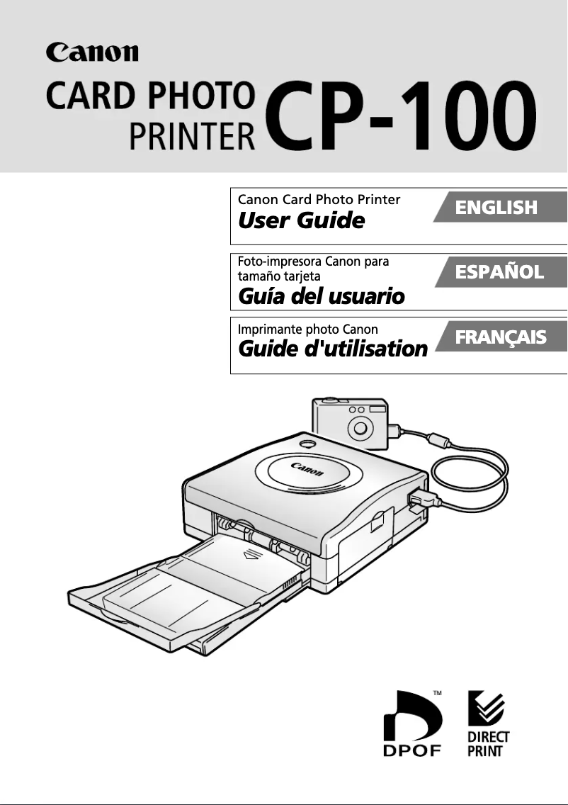 Imagen de la primera página del manual del dispositivo CP-100