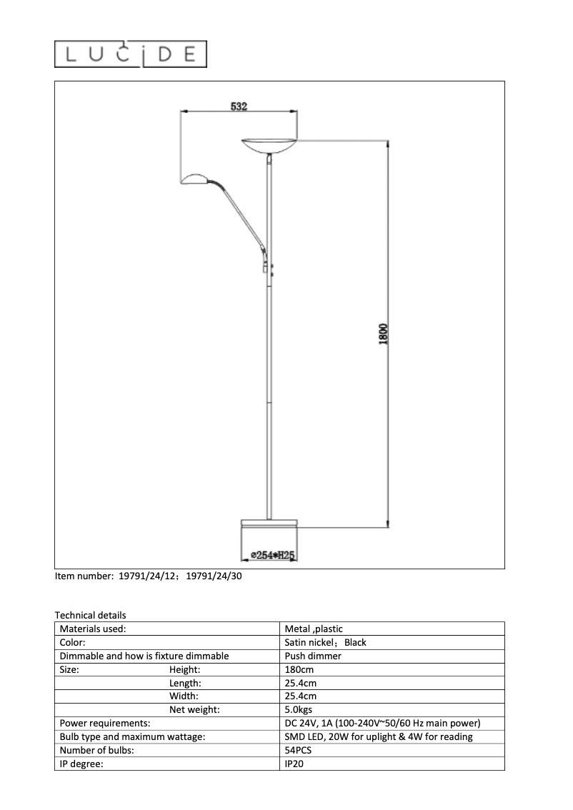 Imagen de la primera página del manual del dispositivo Zenith