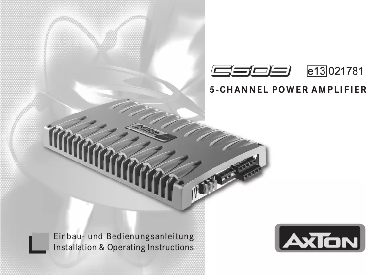 Imagen de la primera página del manual del dispositivo C609