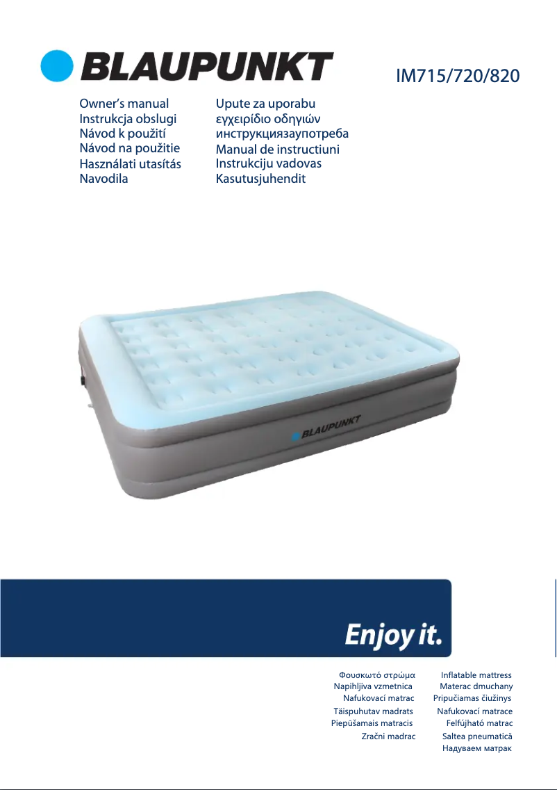 Imagen de la primera página del manual del dispositivo IM715