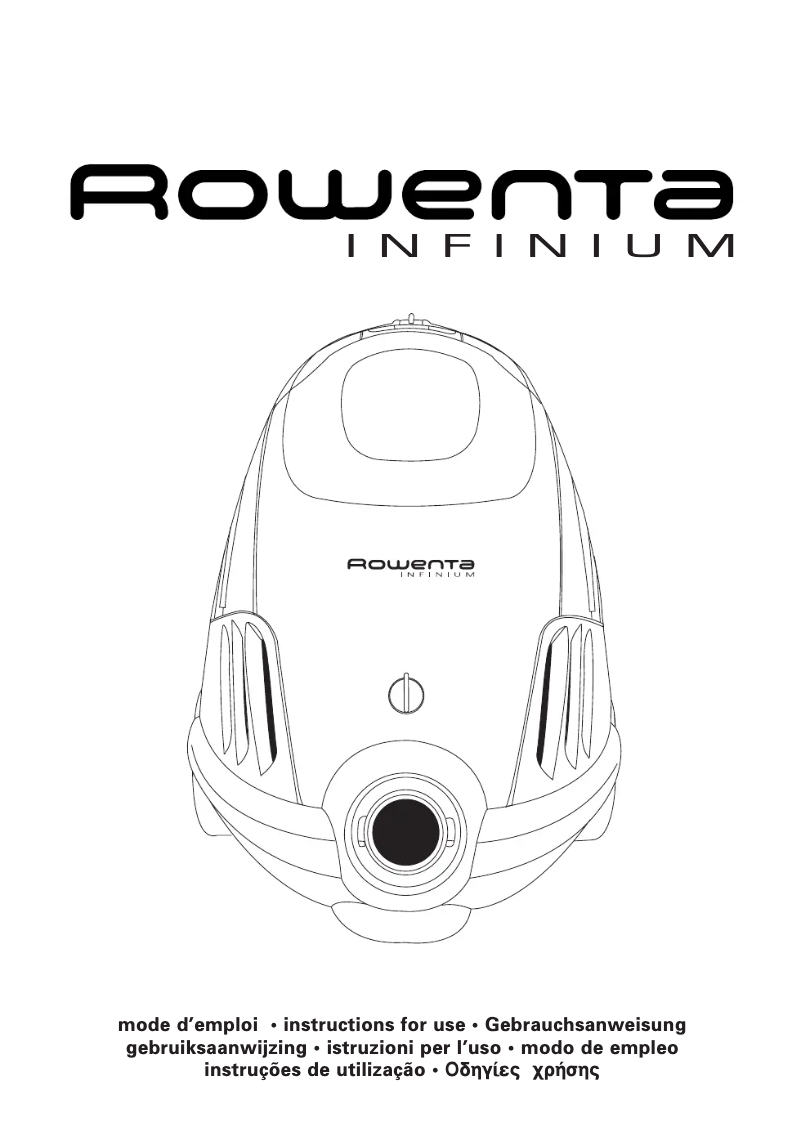 Página nº 1 - Manual de usuario Rowenta Infinium RS922