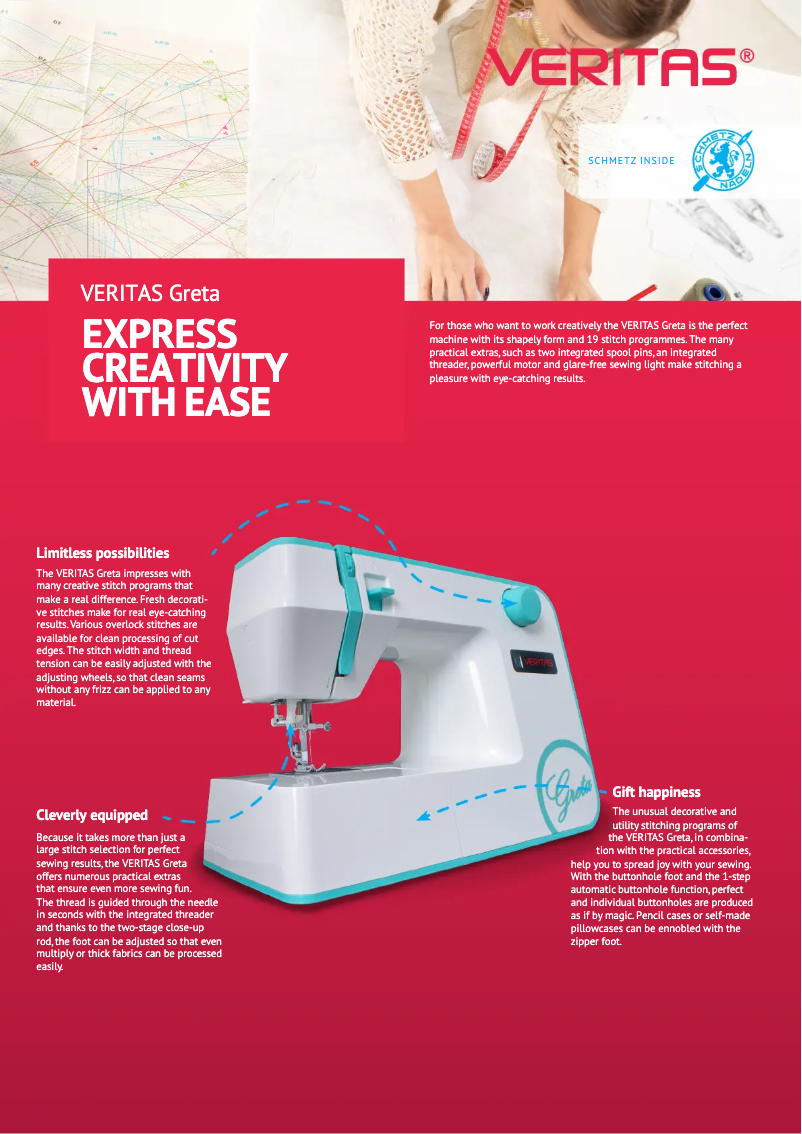 Imagen de la primera página del manual del dispositivo Greta