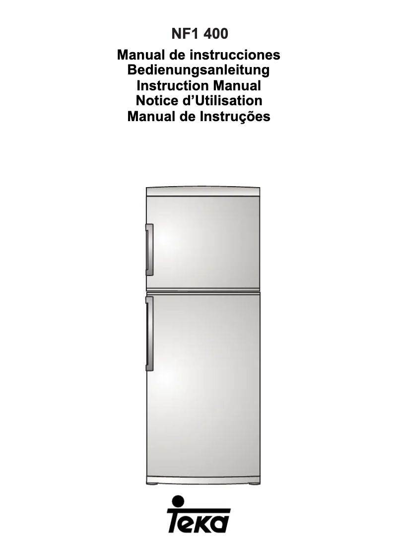 Imagen de la primera página del manual del dispositivo NF1 400