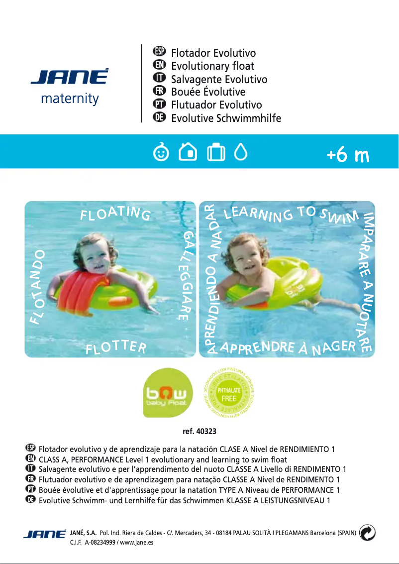 Imagen de la primera página del manual del dispositivo Bow Floater