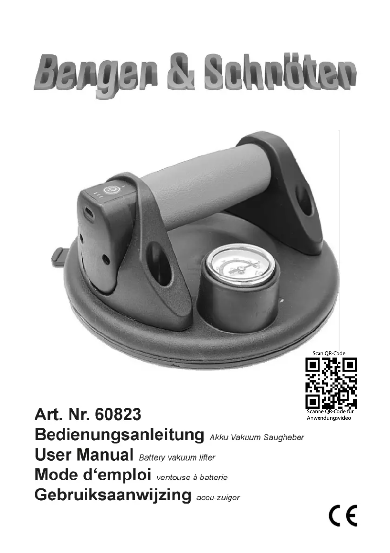 Página 1 del manual Manual de usuario Berger & Schröter 60823