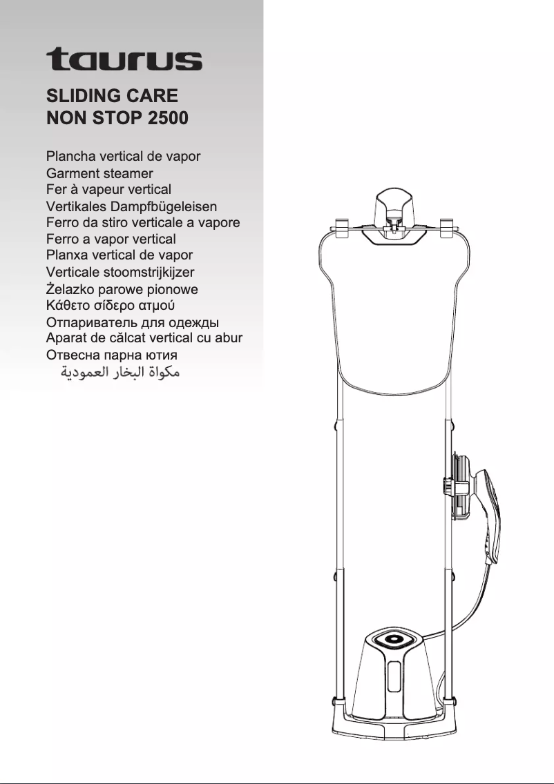 Página 1 del manual Manual de usuario Taurus Sliding Care Non Stop 2500