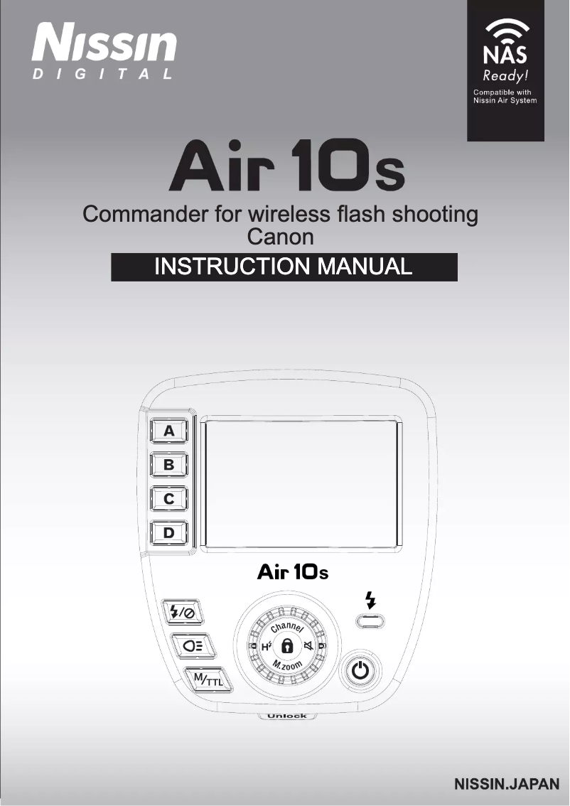 Página 1 del manual Manual de usuario Nissin Air 10s