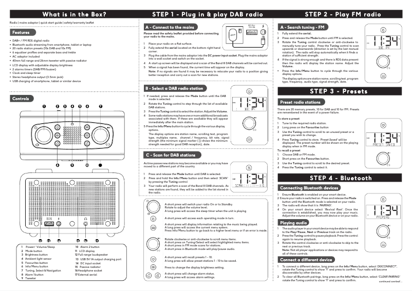 Página 1 del manual Manual de usuario Roberts REVIVAL REST