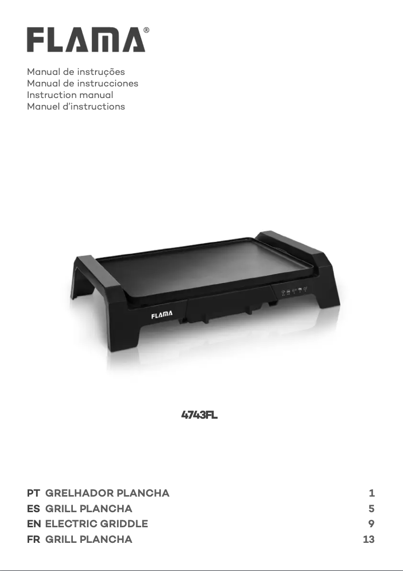 Imagen de la primera página del manual del dispositivo 4743FL