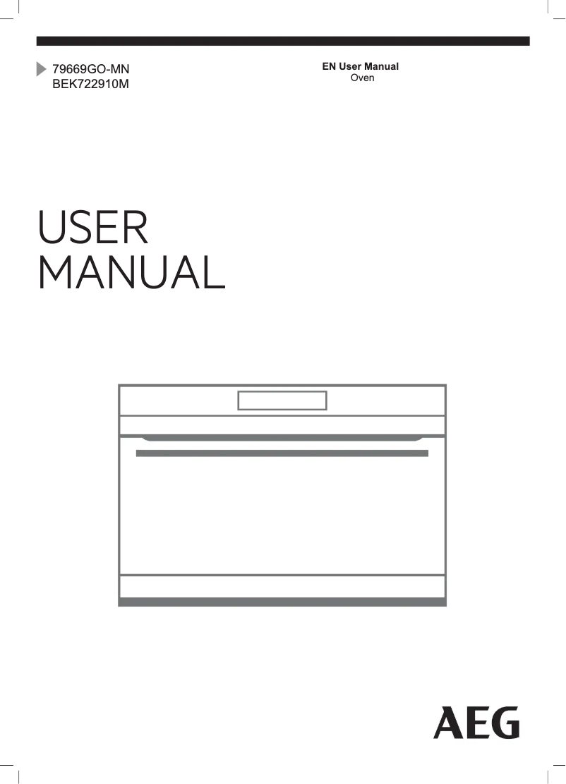 Imagen de la primera página del manual del dispositivo BEK722910M